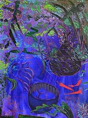 Jane O'Malley, Garden Still Life, Maderia, 1996, oil on canvas