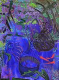 Jane O'Malley, Garden Still Life, Maderia, 1996, oil on canvas