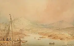 Richard Brydges Beechey, Brandy Hall, Castletown, Berehaven, Co Cork, watercolour on paper