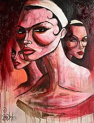 Terry Bradley, Principal Dancer, oil on canvas