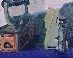 Two Irons by Brian Ballard, oil on canvas, sold Mar 2025