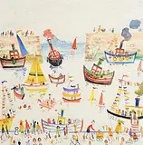 Simeon Stafford, Cornwall, oil on board