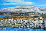 Henry Morgan, The Burren near Ballyvaughan, 2024, oil on canvas