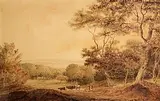 George Barret, Moving to New Pasture, 1800, watercolour on paper