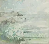 Denise Ferran, Malinmore, Co. Donegal, 1977, watercolour on silk