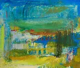 Nuri Duzan, Morning by Lake, West Cork, oil on board