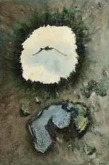Robert Ryan, Birds Eye, 1976, oil on board