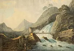 Thomas Walmsley, Glen Crow, Scottish Highlands, watercolour on paper