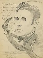 George Joseph Collie, Try This Excercise, pencil on paper
