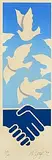 Robert Ballagh, Peace Through Reconciliation, 1997, screenprint - number 208 from an edition of 300