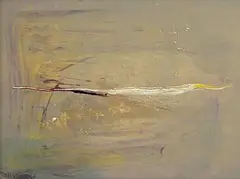 Gerald Davis, Spring Tide, 1987, mixed media on card