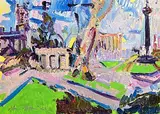 Brian MacMahon, Peoples Park, 2023, acrylic on canvas