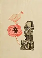 Alice Hanratty, Clown, 1978, etching - artist's proof