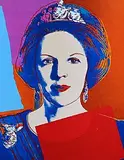 Andy Warhol American, Queen Beatrix from the Reigning Queens series, offset lithograph in colours - from an edition of 1000
