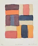 Sean Scully, Coloured Wall, 2003, lithograph - number 67 from an edition of 150