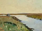 Charles Vincent Lamb, Carraroe, Connemara, oil on board