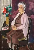 Norah McGuinness, The Artist's Mother, oil on canvas