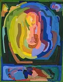 Evie Hone, Composition, gouache on paper
