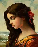 Ken Hamilton, Call of the Ocean, oil on board