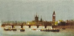 Westminster by Anthony Robert Klitz, oil on canvas, sold Jan 2025