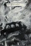 Basil Blackshaw, Black Cab, oil on canvas