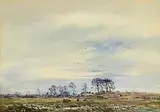 Frank Egginton, Near Randlestown, watercolour on paper