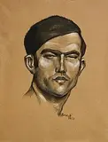 Harry Kernoff, Man of the West, 1937, pastel on paper