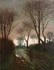 Joseph Malachy Kavanagh, Between the Autumn and the Spring, 1905, oil on canvas