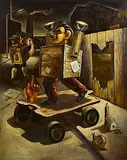 Aidan McDermott, Night Escapade, 1989-91, oil on canvas