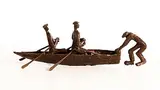 John Behan, The Currach Men, 2024, bronze - from an edition of 9