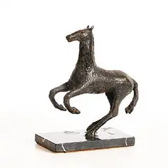 Edward Delaney, Horse, unique bronze on a marble base