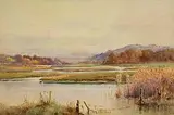 Lady Kate Dobbin, High Tide at Douglas, Cork, watercolour on paper