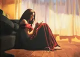 Red Dress II by Tina Spratt English, oil on canvas, offered Jan 2025