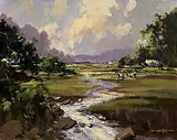 George K. Gillespie, The Hills of Donegal, oil on canvas