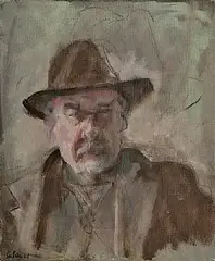 Charles Cullen, Self Portrait, 2008, oil on canvas