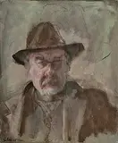 Charles Cullen, Self Portrait, 2008, oil on canvas