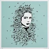 Icy and Sot, Let Her Be Free, screenprint on 110lb French Paper - number 208 from an edition of 500