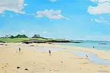 Sian Maguire, Coral Strand, Connemara, 2024, oil on canvas