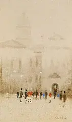Horse Guards by Anthony Robert Klitz, oil on canvas, sold Jan 2025