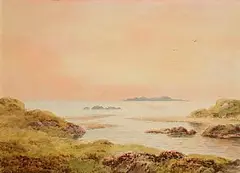 Alexander Williams, Culfin Bay, Little Killary, Connemara, watercolour on paper