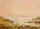 Alexander Williams, Culfin Bay, Little Killary, Connemara, watercolour on paper
