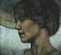 Brian Smyth, Girl at Aerodrome, 2004, oil on canvas