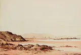 Sailing off the Coast by Maurice Canning Wilks, watercolour on paper, sold Jan 2025