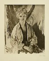William Orpen, The Refugee, photogravure