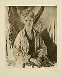 William Orpen, The Refugee, photogravure