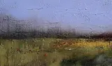 Colin Flack, Western Shoreline, oil on board