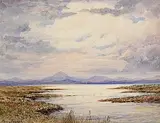 Bog Landscape by William Percy French, watercolour on paper, sold Nov 2024
