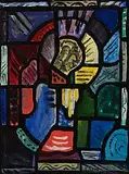 Evie Hone, Study for a Stained Glass Window, watercolour on paper