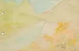 Doo Lough, Mayo by Jack Butler Yeats, watercolour on paper, sold Nov 2024