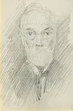 Self Portrait by John Butler Yeats, pencil on paper, sold Nov 2024